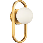 Donna Wandleuchte Weißgold
