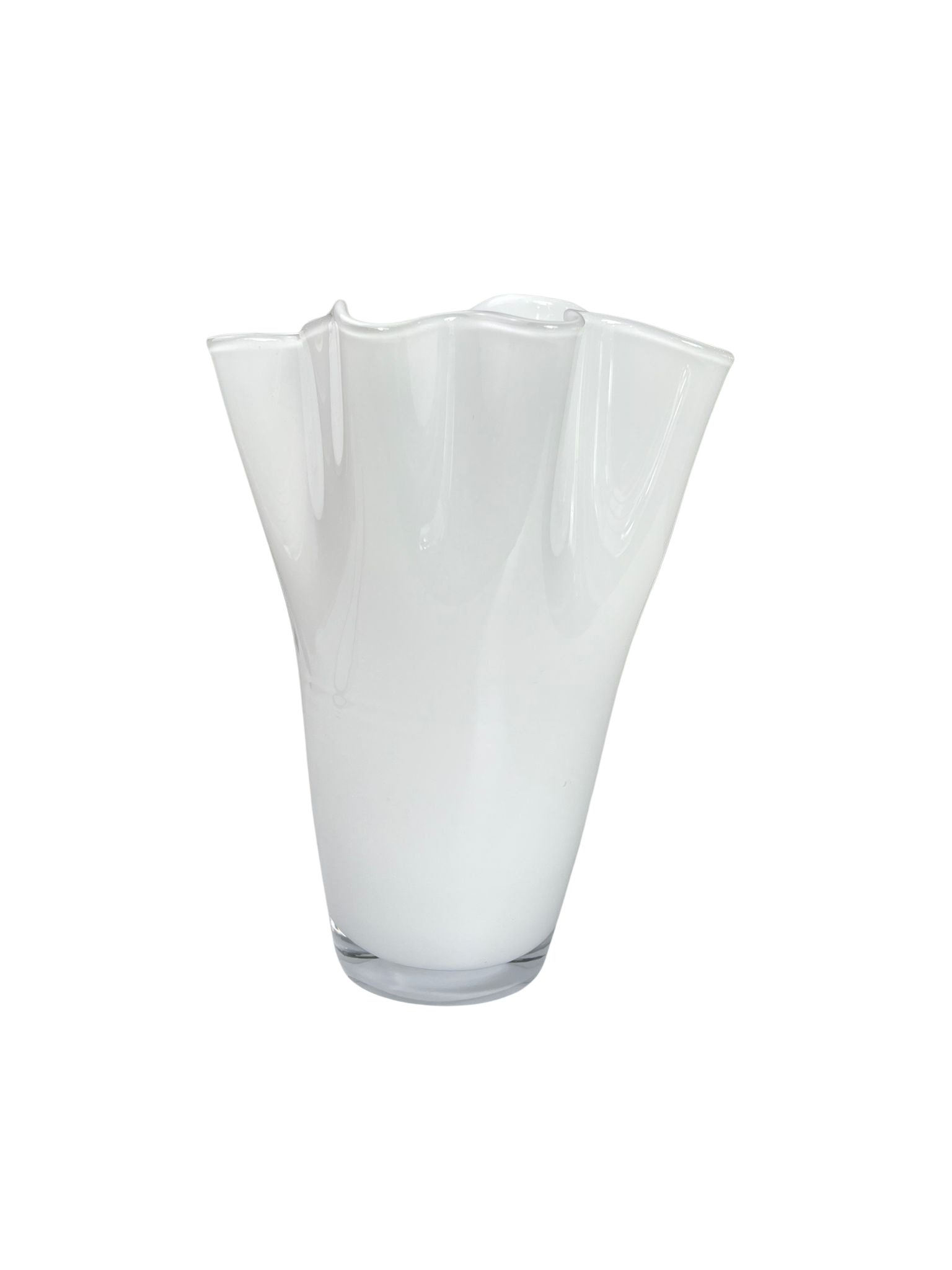 weiße Glasvase&nbsp; Opal
