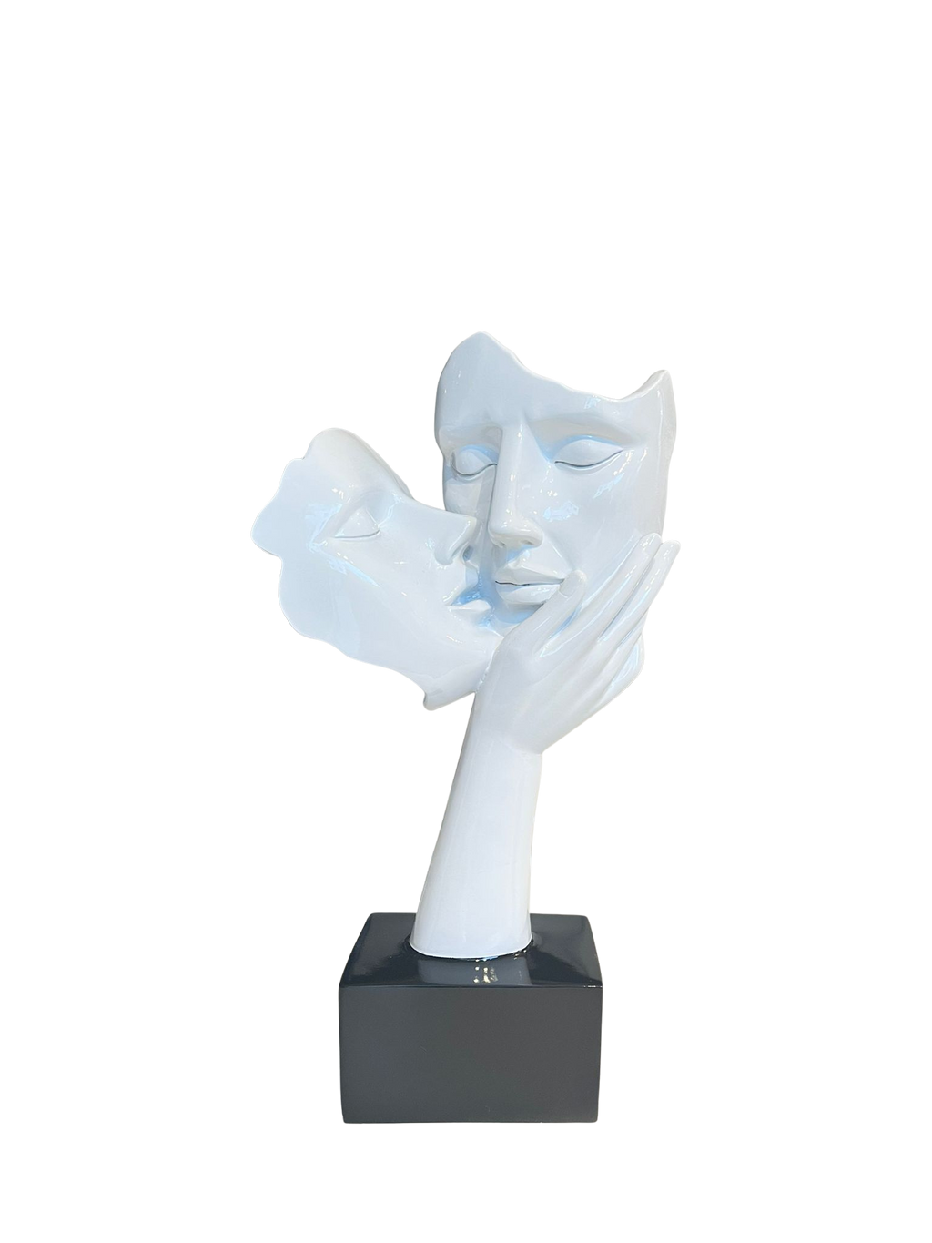 Deko Figur Mask Love – Elegante Wohnaccessoire