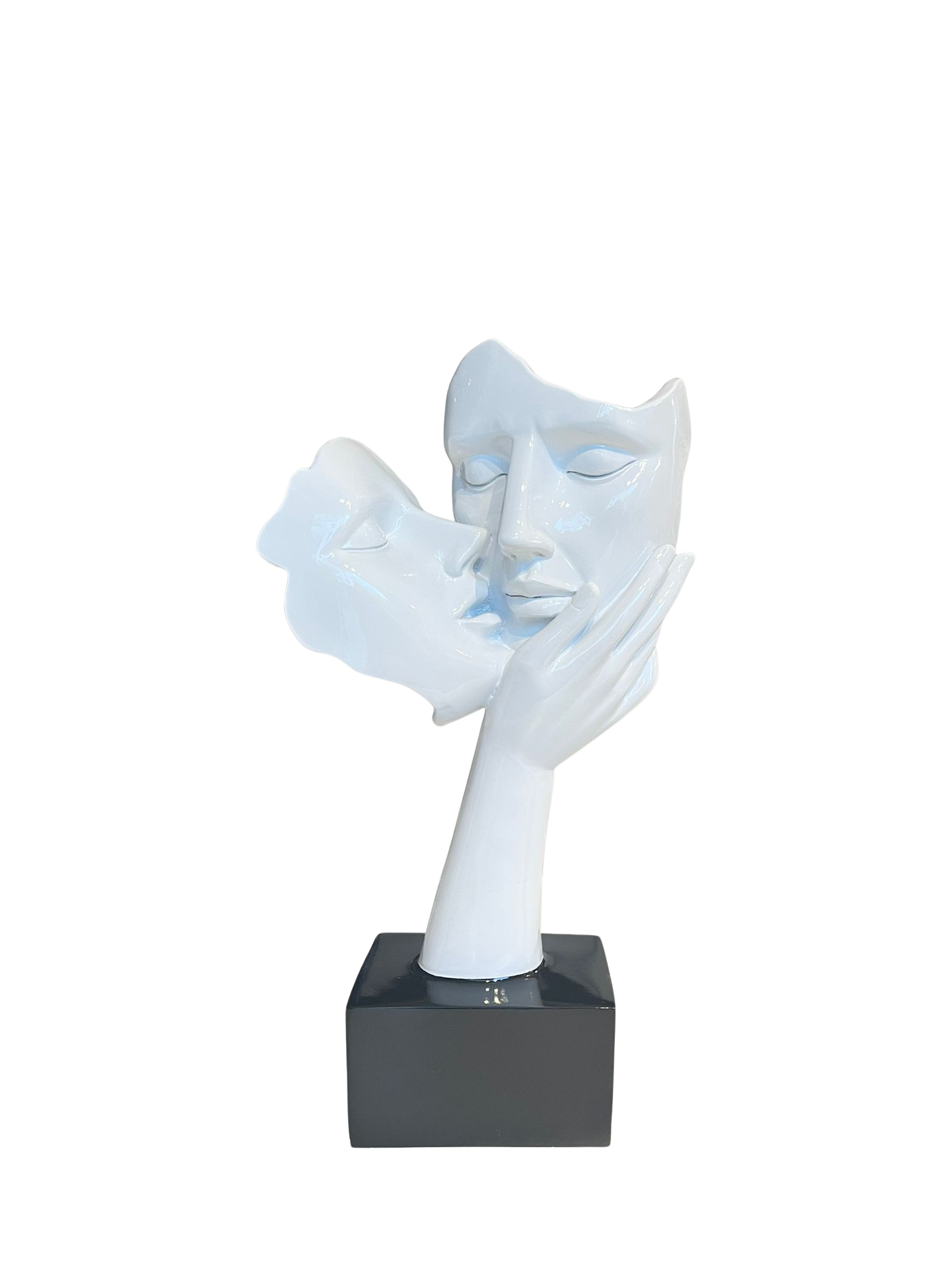 Deko Figur Mask Love – Elegante Wohnaccessoire