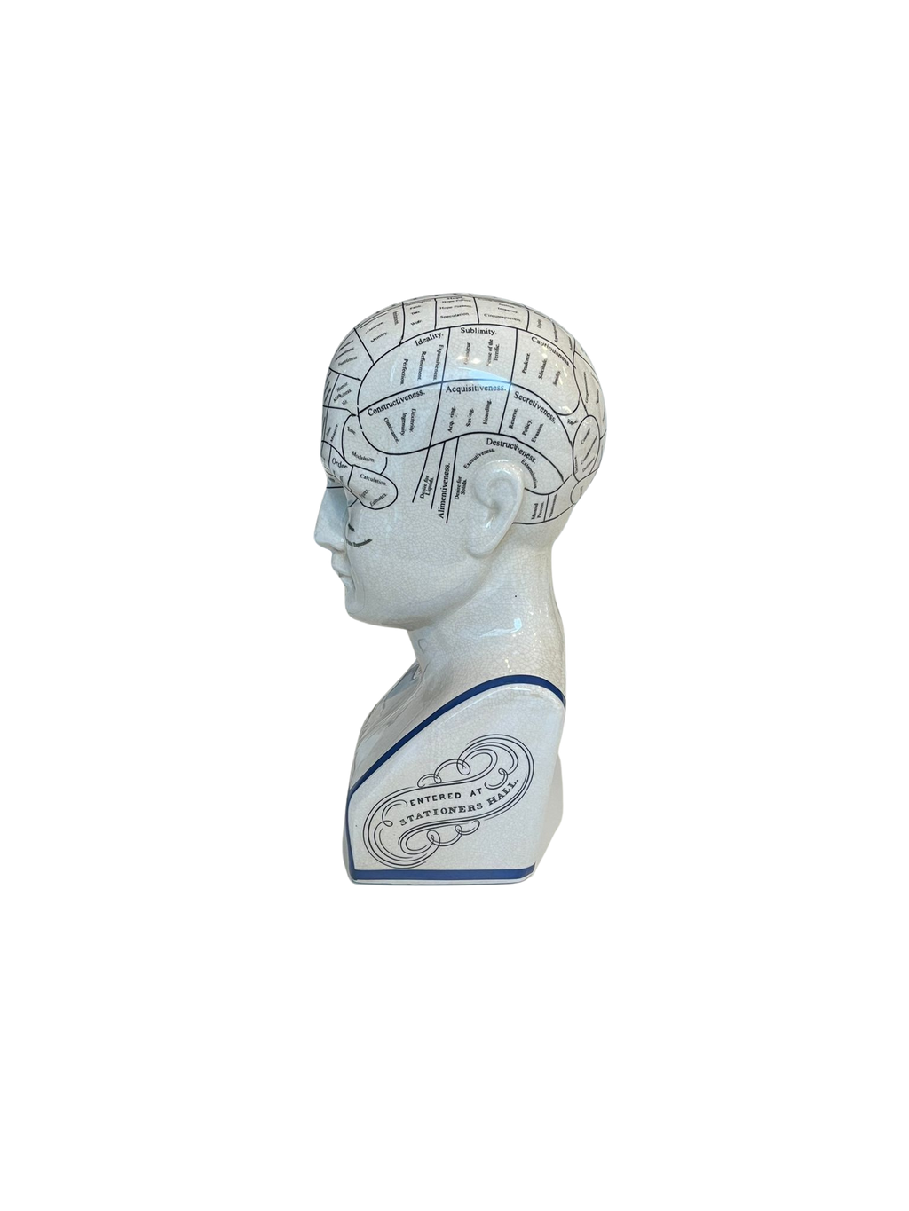 Deko Kopf Phrenologie – Vintage Wohnaccessoire
