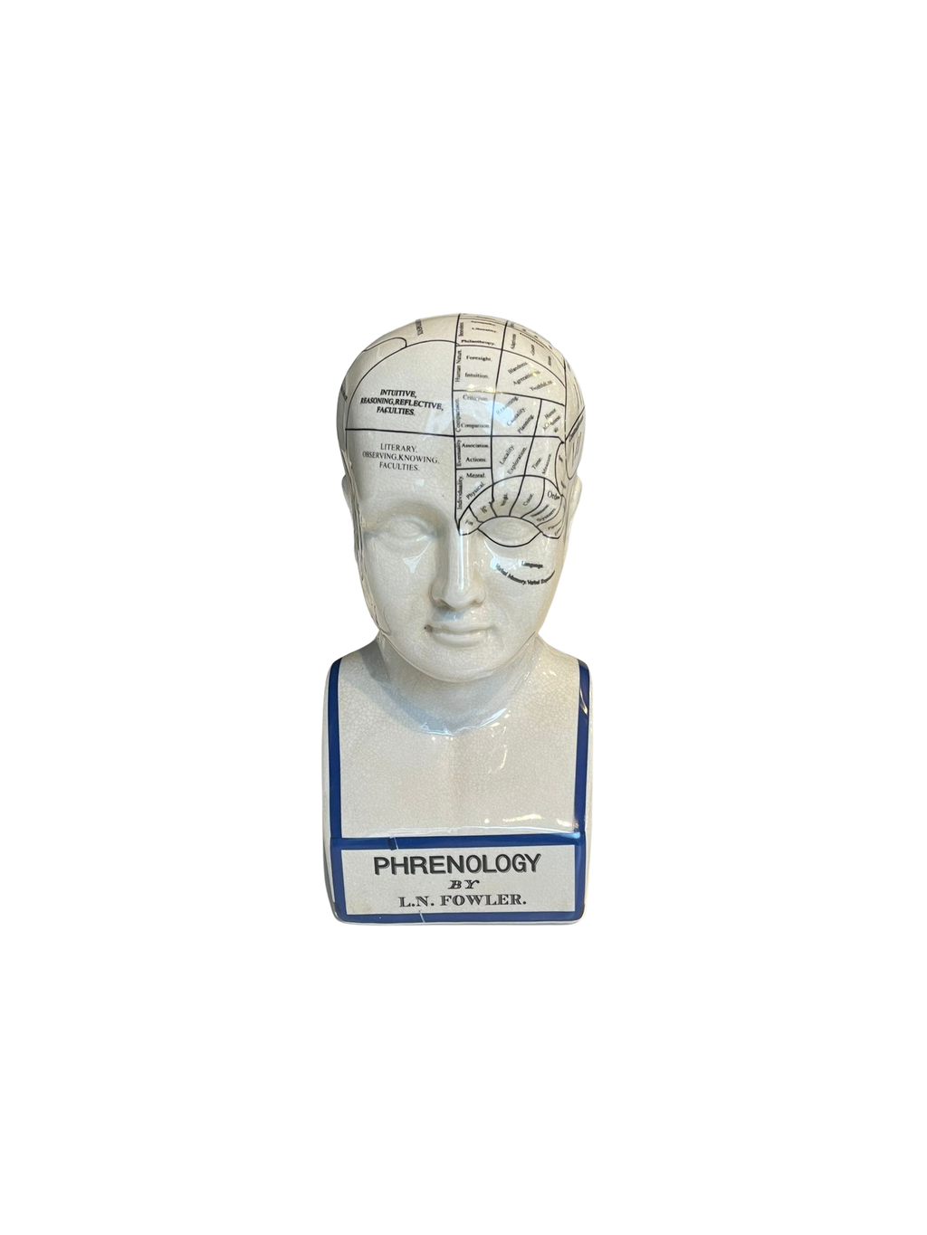 Deko Kopf Phrenologie – Vintage Wohnaccessoire