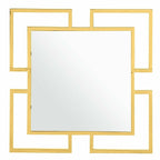 Goldspiegel 80x80 cm