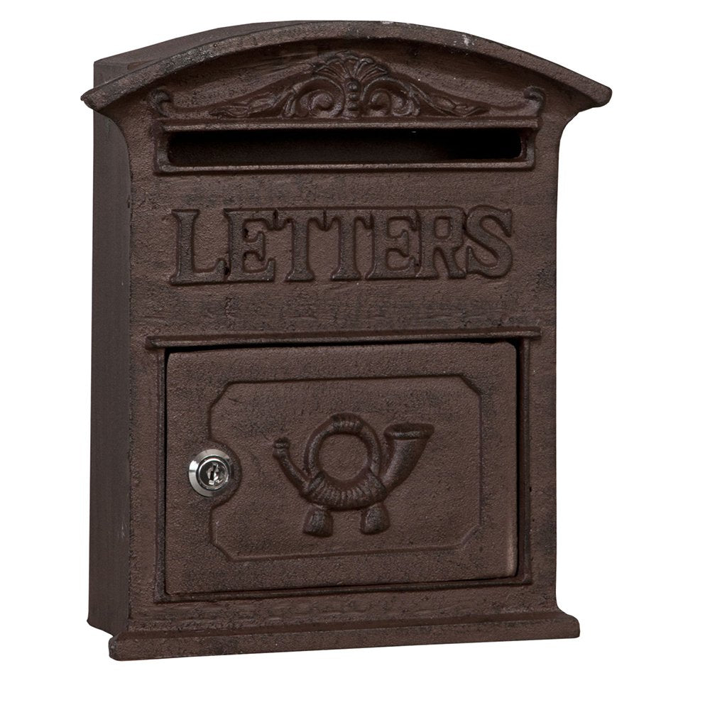 Briefkastenwand Braun 27x9x31 cm