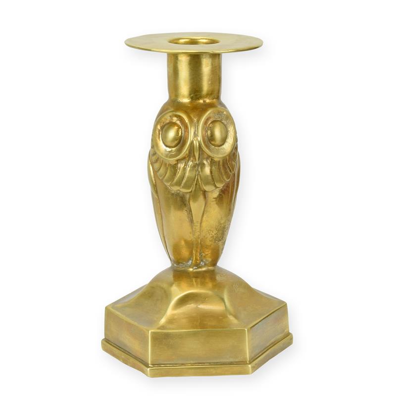 BRONZE ART DECO EULENKERZE