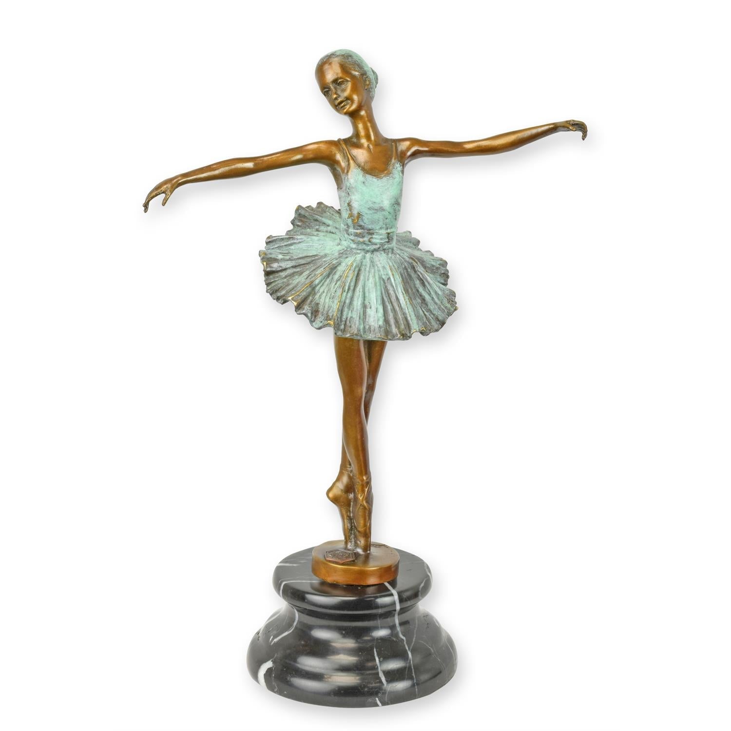 BRONZESKULPTUR  BALLERINA