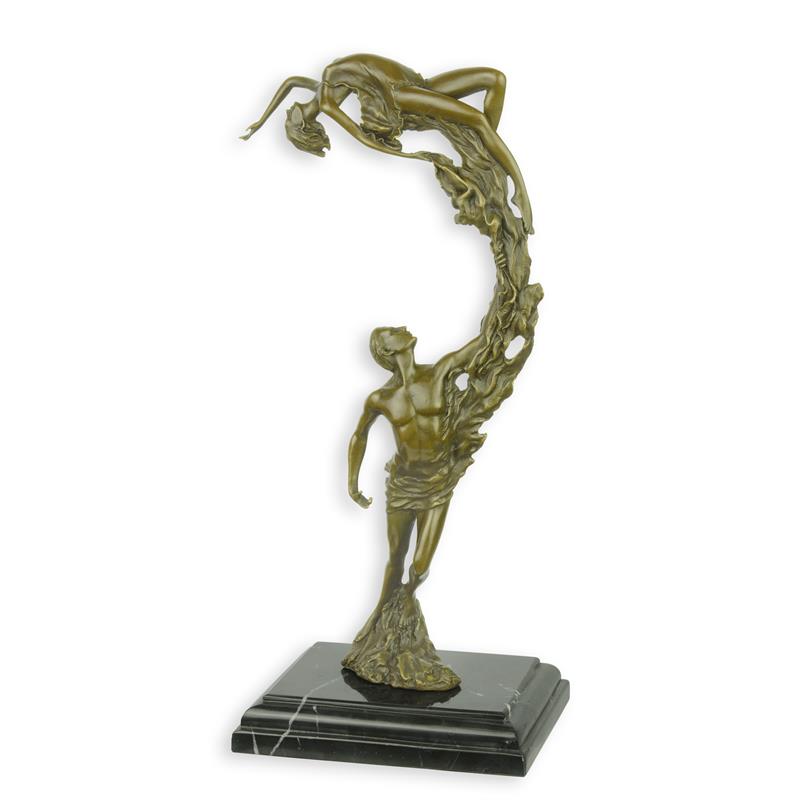 Bronzeskulptur Paar