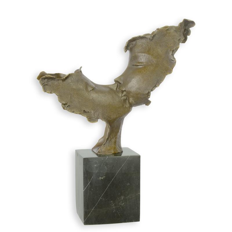 Bronzeskulptur KISS