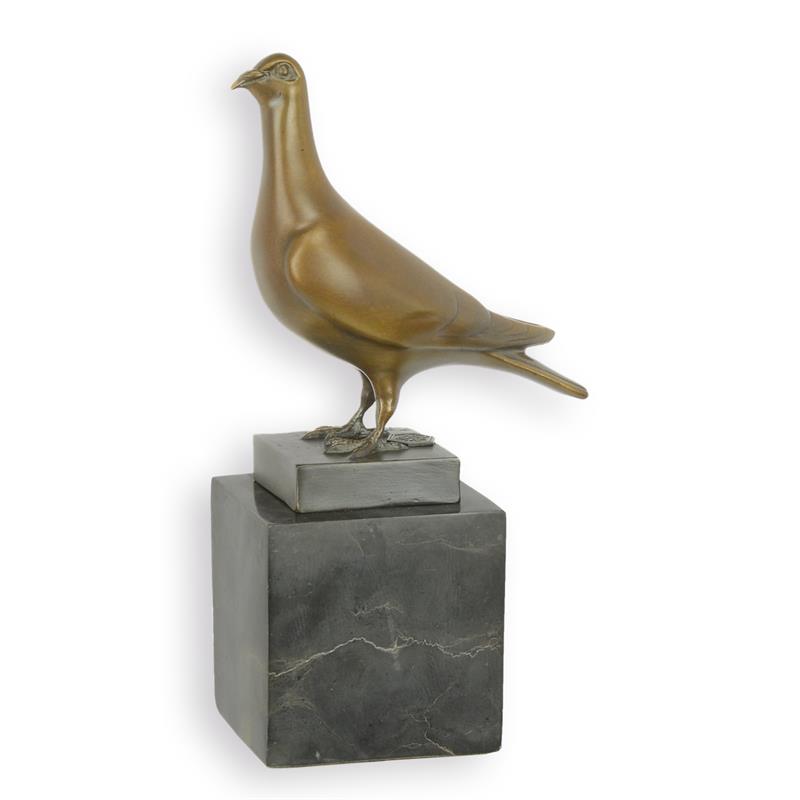 Bronze-Skulptur Taube