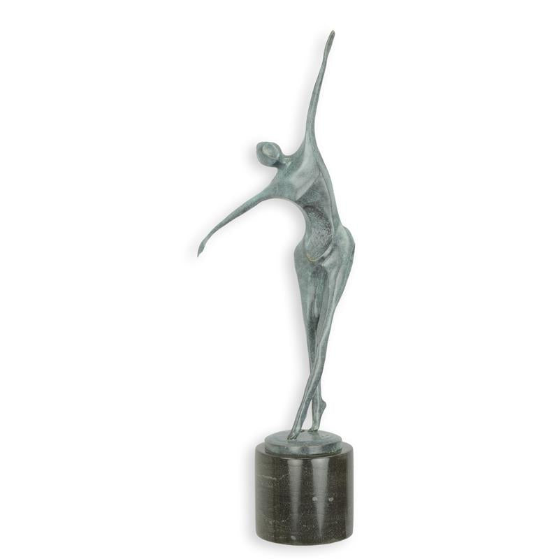Bronzeskulptur Mann/Tanz