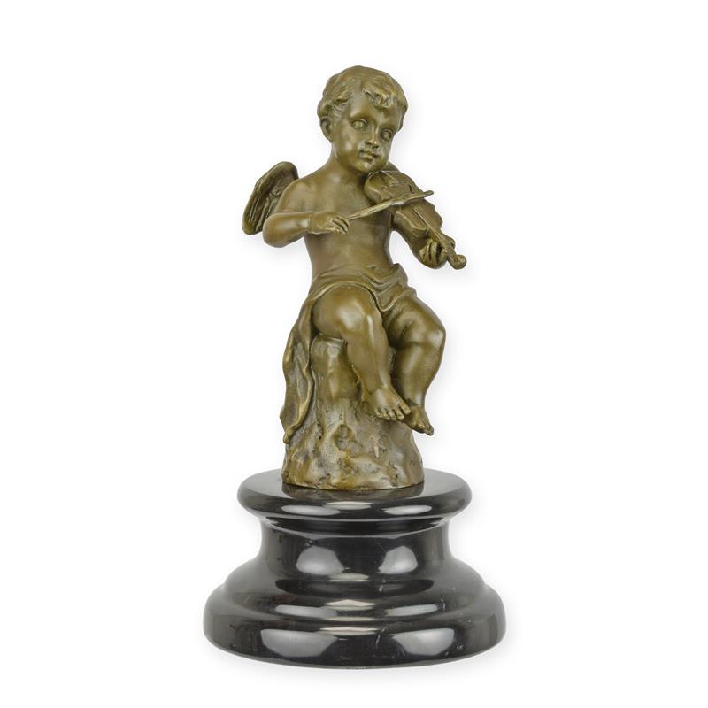 Bronzeskulptur Engel