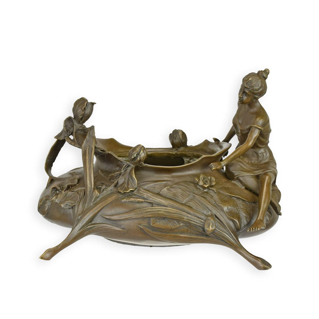 BRONZE-PFLANZKÜBEL IM JUGENDSTIL