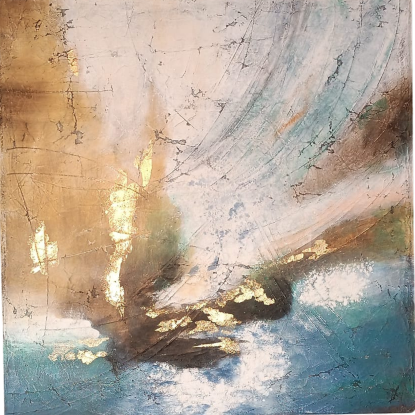 Bild-150x150cm-öl-gamälde
