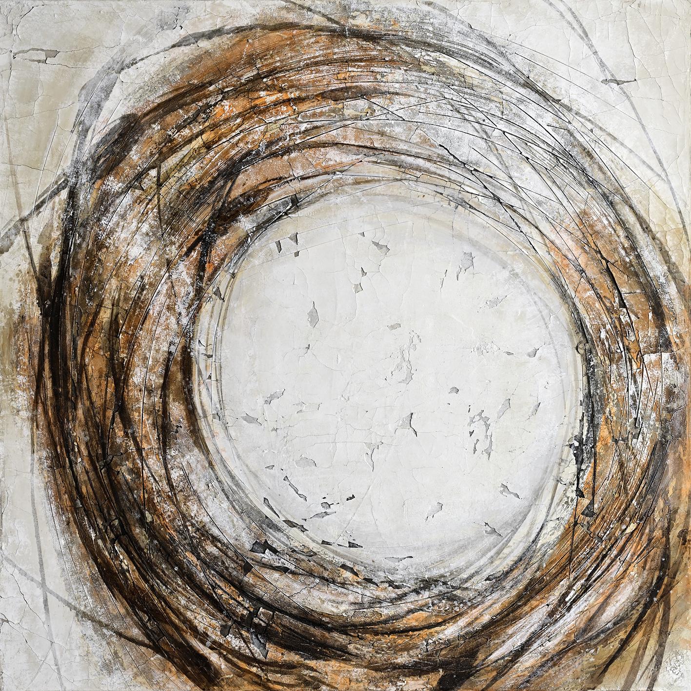 Bild Abstrakt "Over the Word" 120x120cm