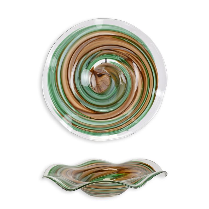MURANO STYLE GLAS SCHALE 204