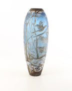 CAMEO GLASS VASE 'WINTER LANDSCAPE'