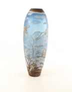 CAMEO GLASS VASE 'WINTER LANDSCAPE'