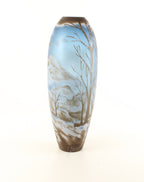CAMEO GLASS VASE 'WINTER LANDSCAPE'