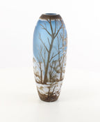 CAMEO GLASS VASE 'WINTER LANDSCAPE' M
