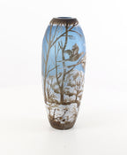 CAMEO GLASS VASE 'WINTER LANDSCAPE' M