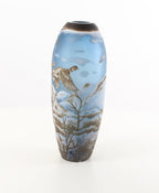 CAMEO GLASS VASE 'WINTER LANDSCAPE' M