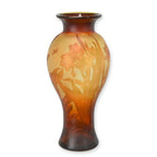 'CAMEO GLAS BALUSTER VASE ''DAFFODIL'''