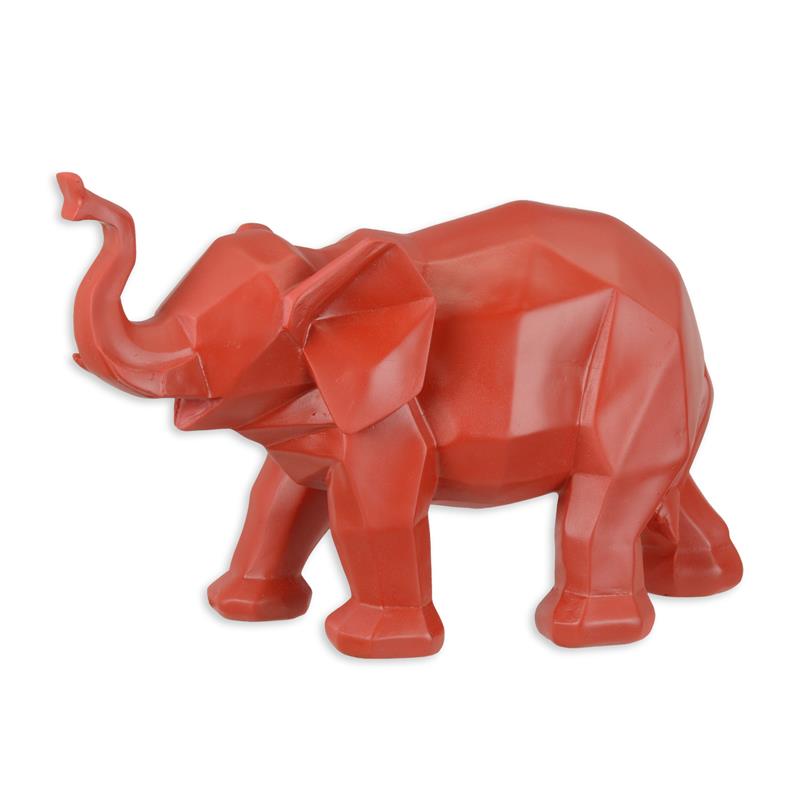 Polygonal Figur aus Resin - Elephant - R