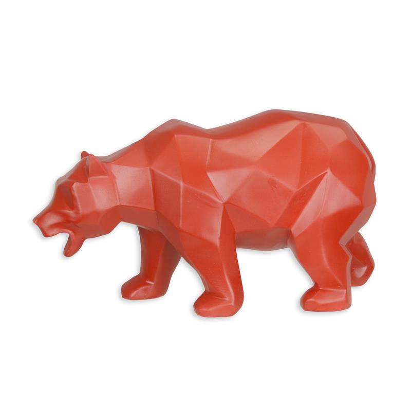 Polygonal Figur aus Resin - Bär