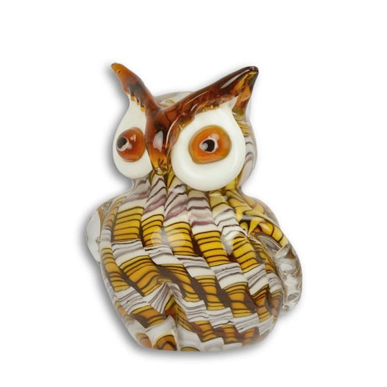 Eule Figur / Murano Style Glas