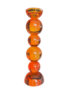 Kerzenständer-orange-h38cm