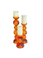 Kerzenständer-orange-set