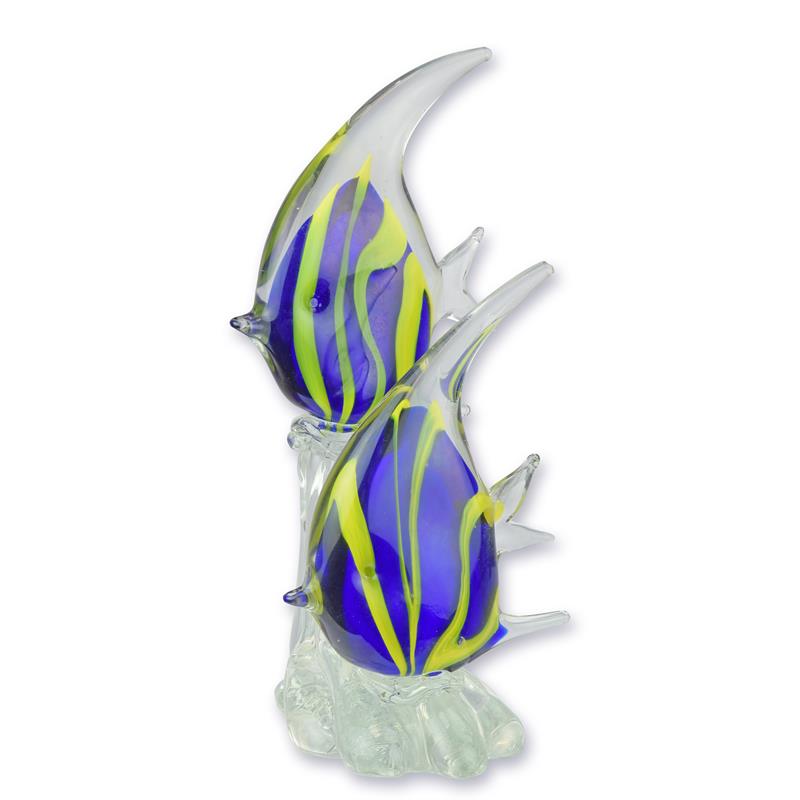MURANO STYLE GLAS FIGUR ANGELFISH