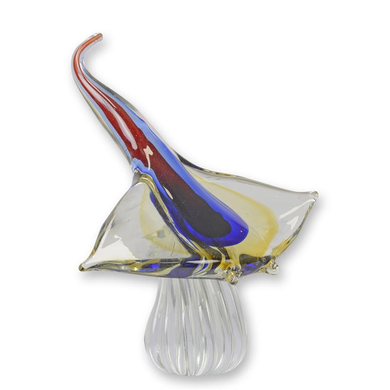MURANO STYLE GLAS FIGUR MANTA RAY