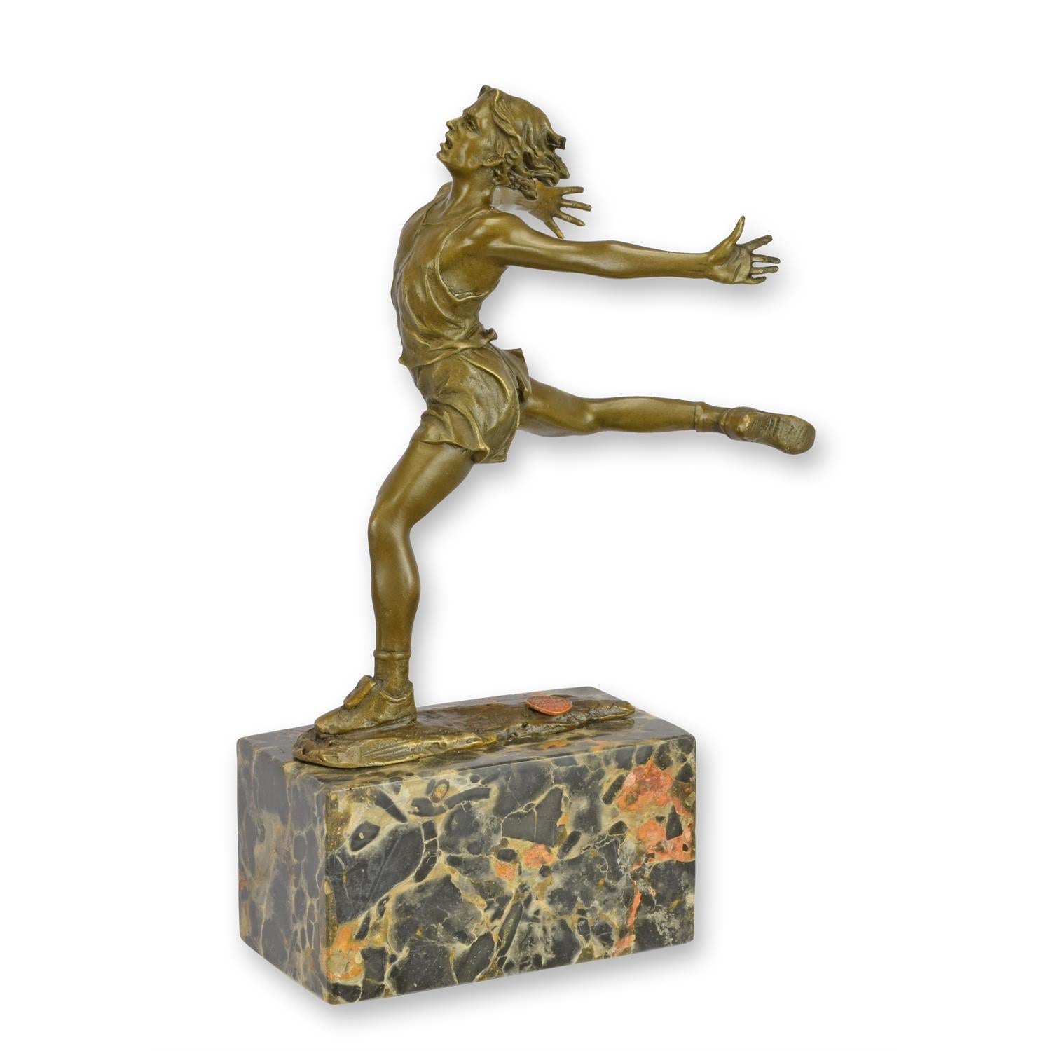 Bronzeskulptur „The Finish“