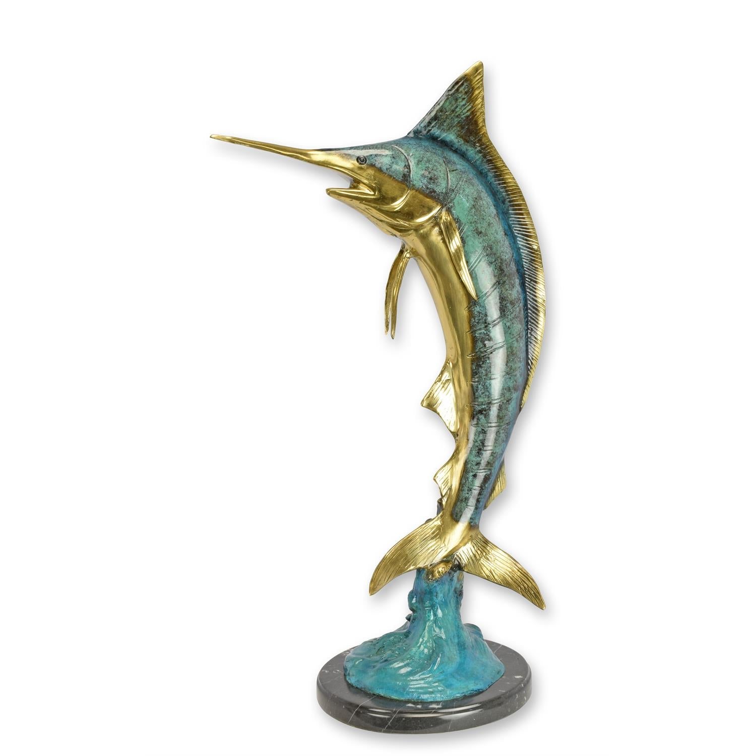 Bronzeskulptur Marlin