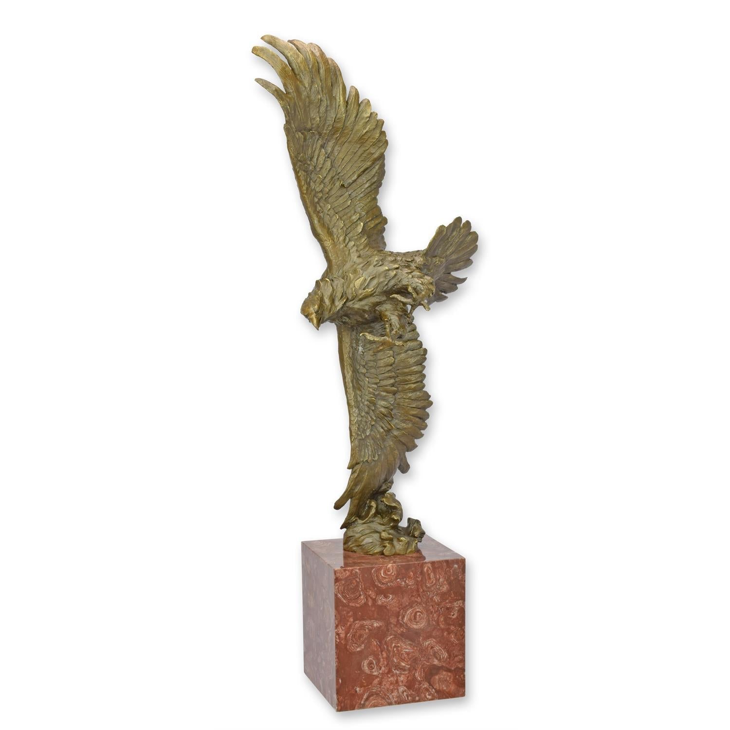 Bronzeskulptur Jagdadler