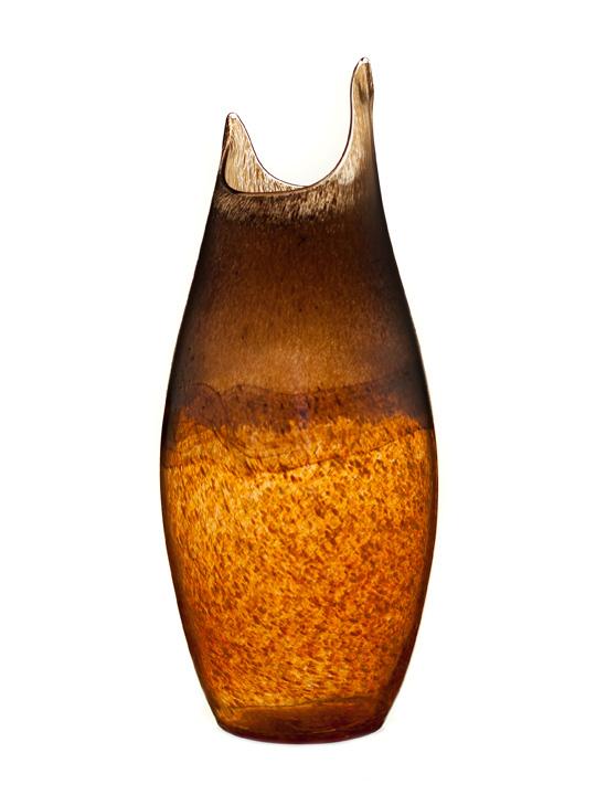 Glas-Vase Apricot M