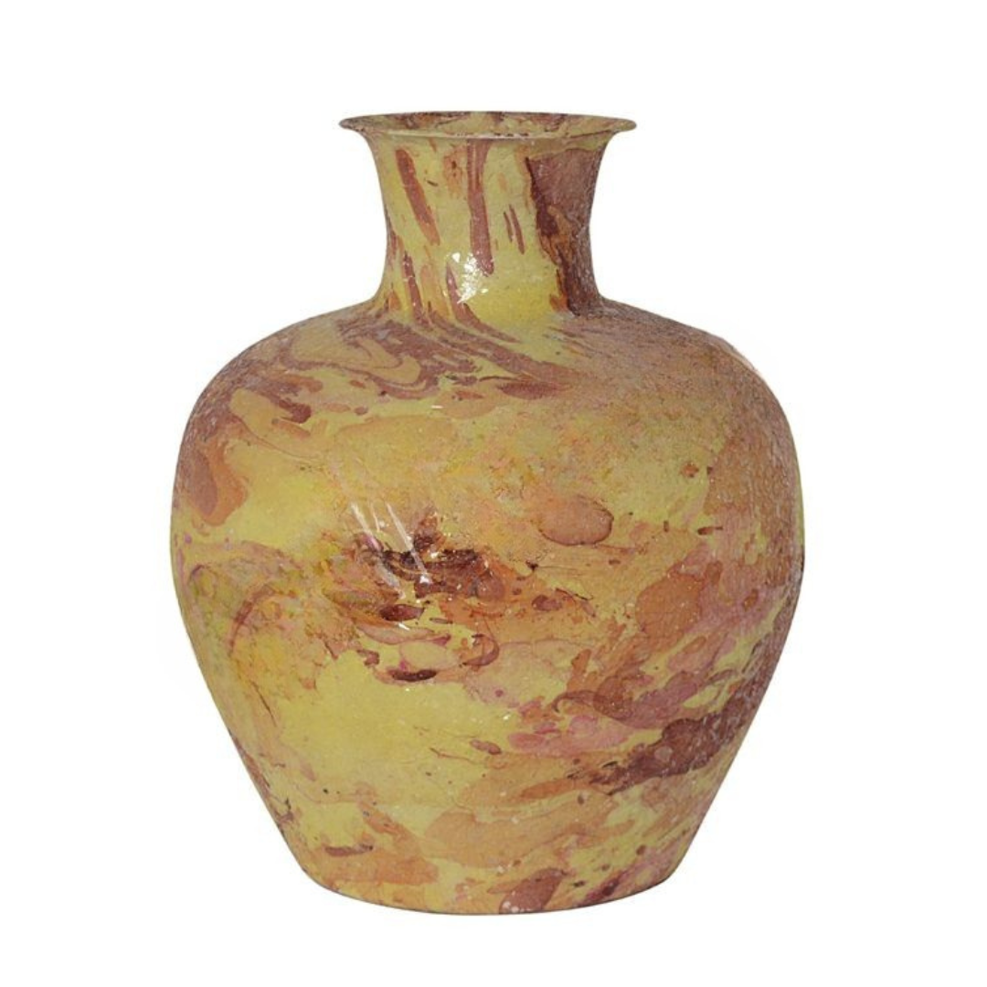 Vase ALU mit Glas- klein