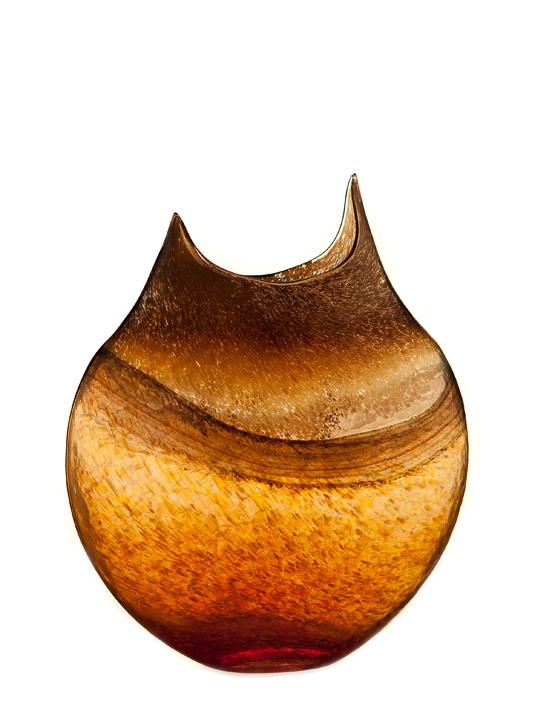 Glas-Vase Apricot