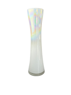 Vase mundgeblasen Flare wolkenweiß-L
