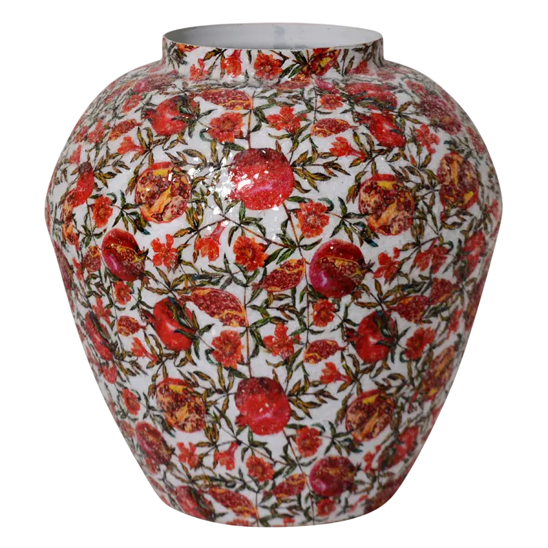 Vase Pomegrenate Mosaic