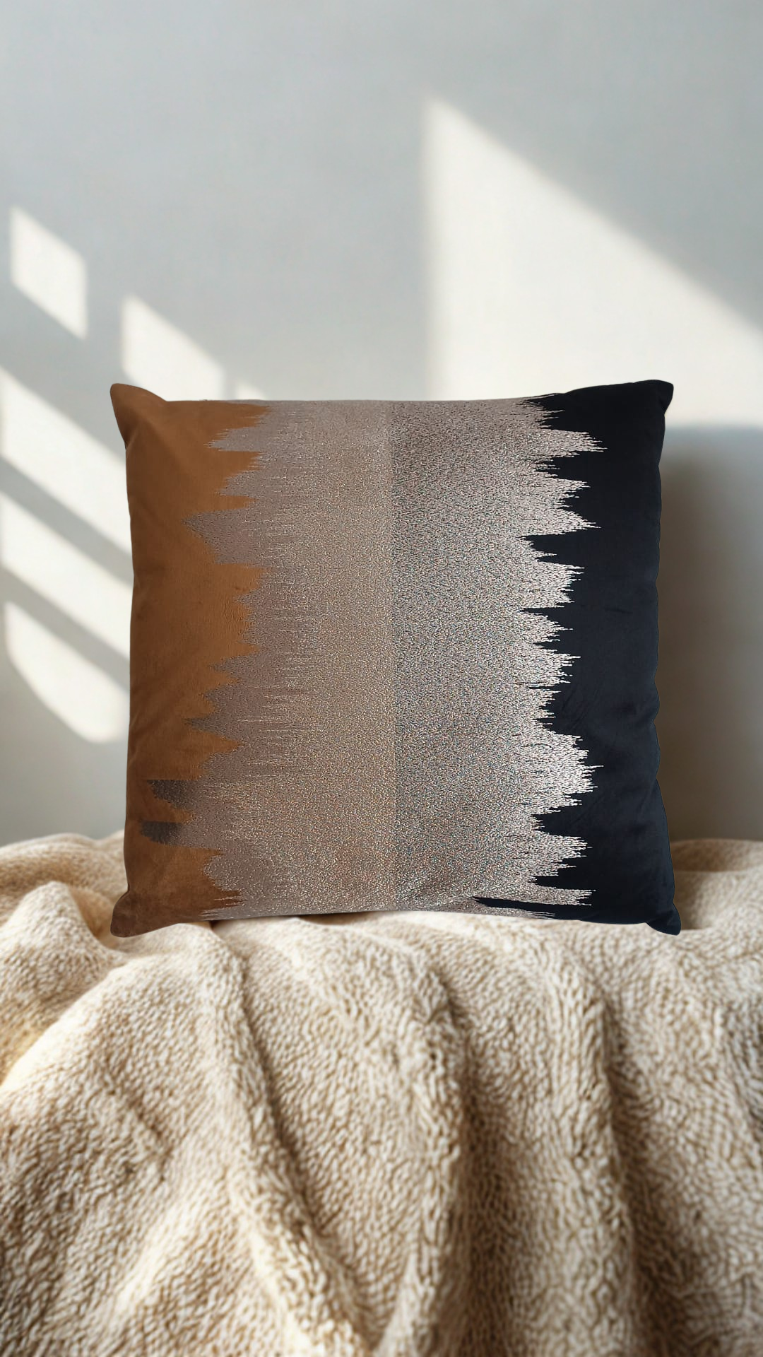 Kissen-Velvet-silber gold