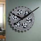 Metall Kunststoff Wanduhr "Gears"