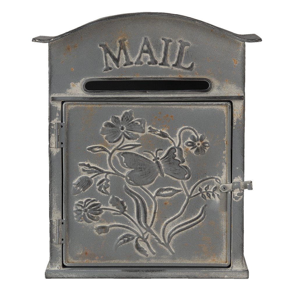 Briefkastenwand Grau 26x10x31 cm