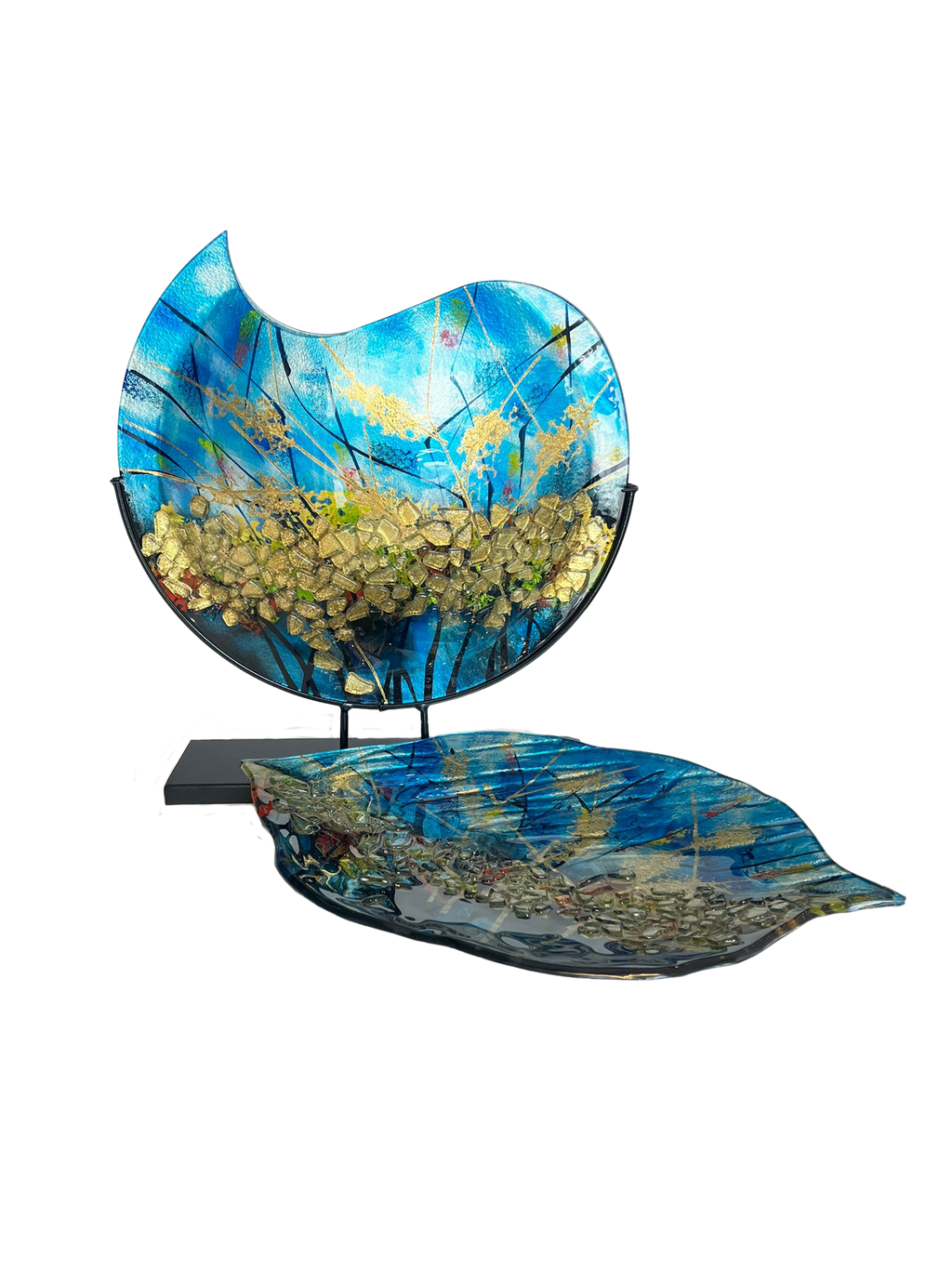 vase Blau Murano-1