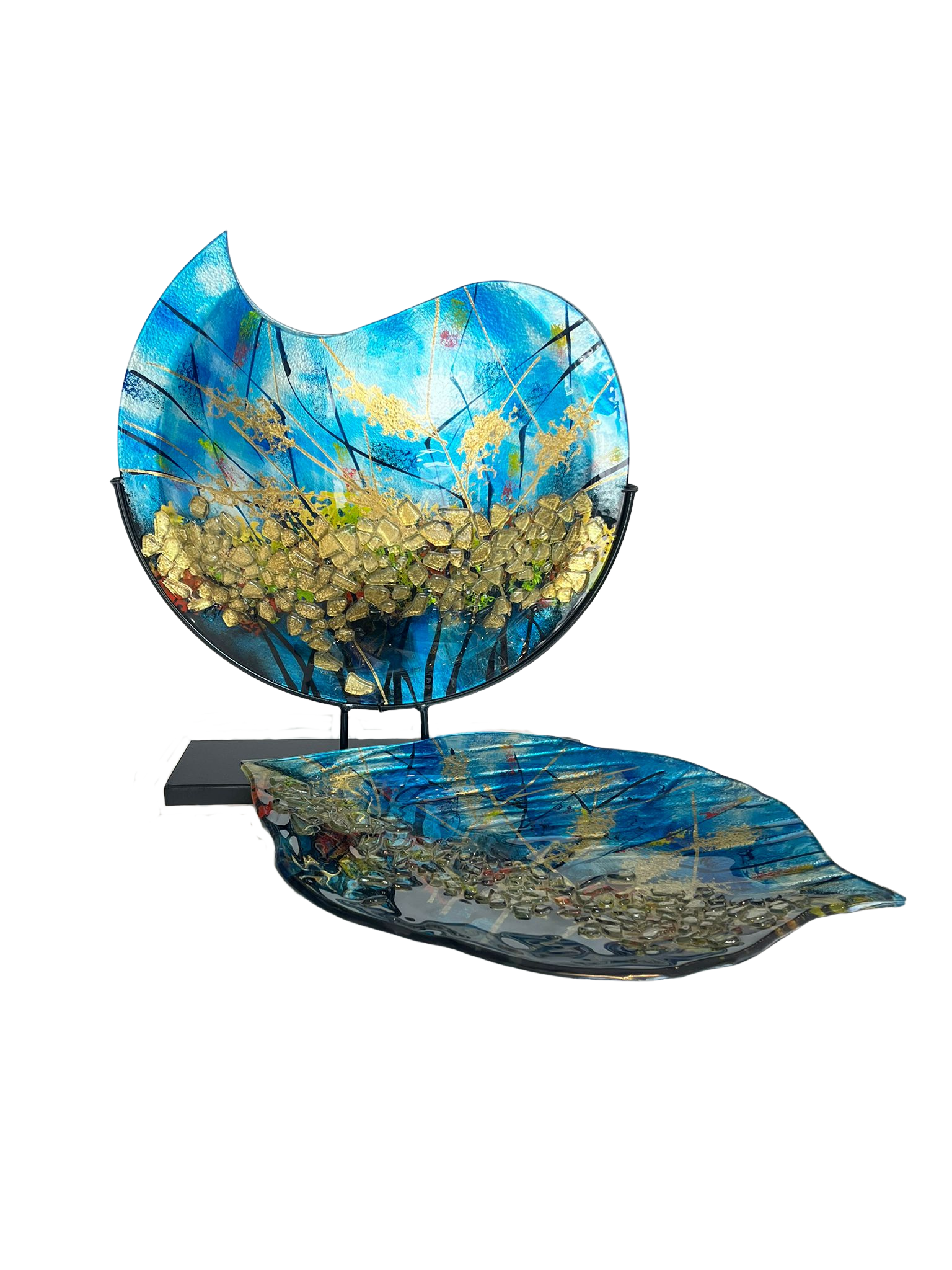 vase Blau Murano-1
