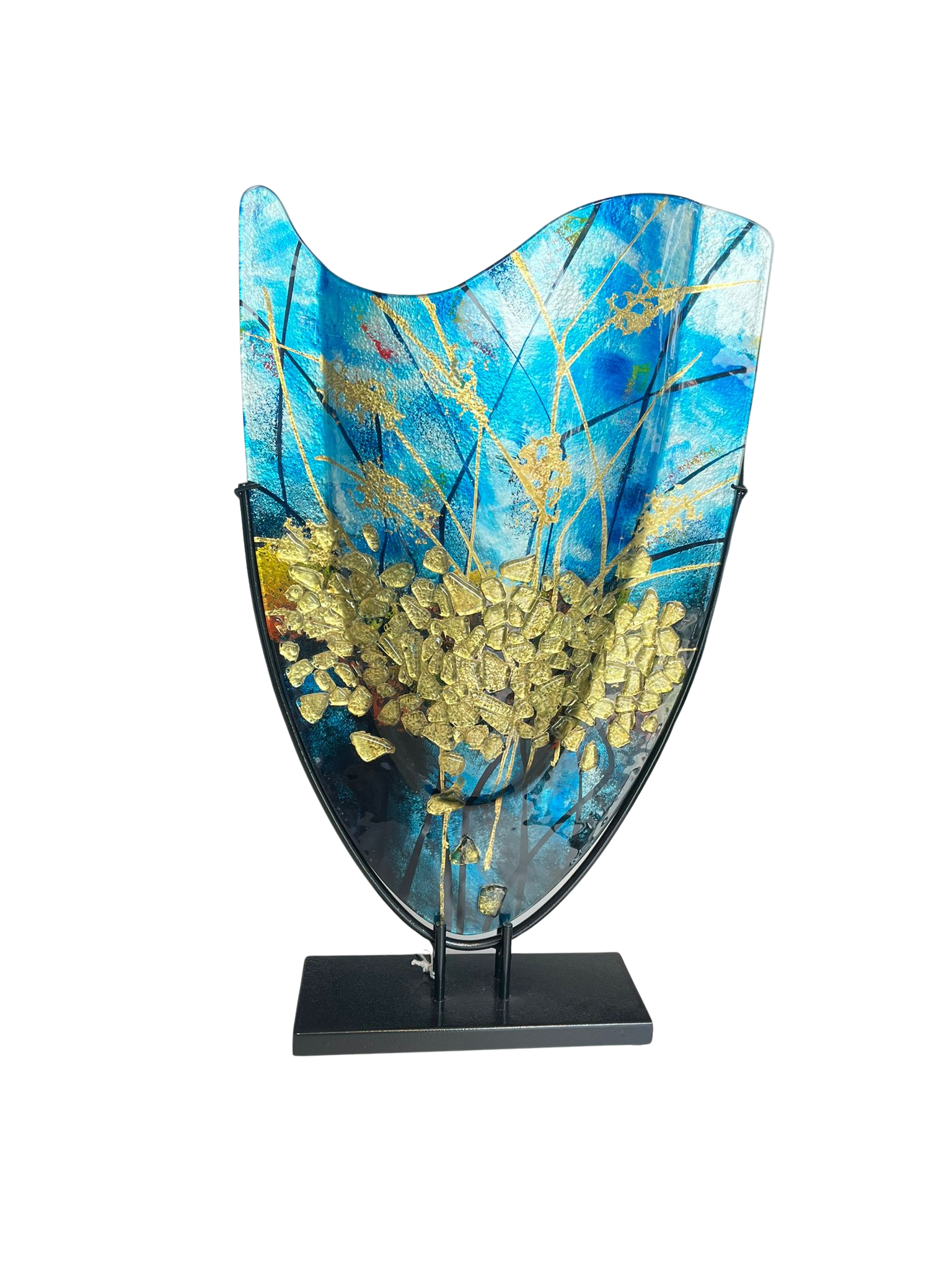 vase Blau Murano L