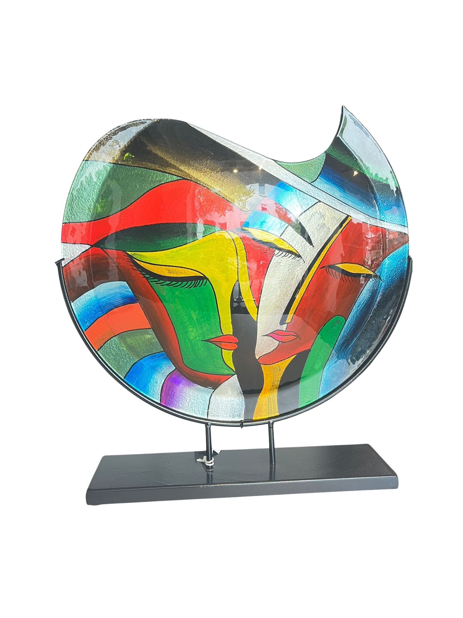 vase Gesichter Murano